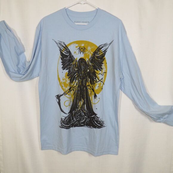 Sleep Token Reaper Angel Cotton Long Sleeve Band Tee Unisex Adult Size Large - Picture 4 of 6